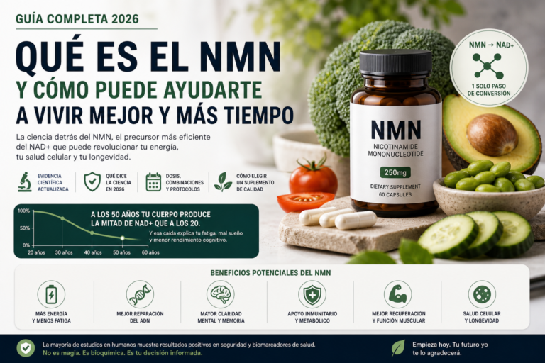 Qué es el NMN: guía completa con respaldo científico (2026)